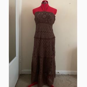 Brown Dress Designer Tree, Like New